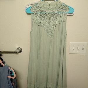Green mint dress